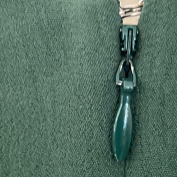 GARNET HILL PINE GREEN AUTUMNAL VISCOSE MIDI DRESS Sz. 10 - Picture 10 of 16